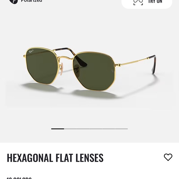 RAY-BAN Hexagonal Flat Lenses - Picture 2 of 6